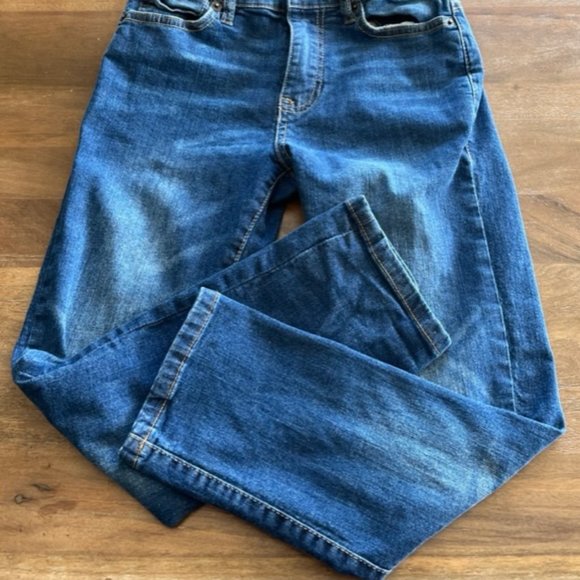 Lucky‎ Brand Authentic Skinny Blue Denim Jeans Girls Size 8 Straight Leg - Picture 2 of 7